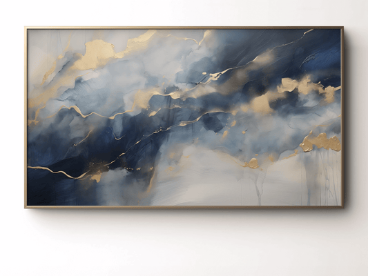 Abstract Watercolor Frame TV Art