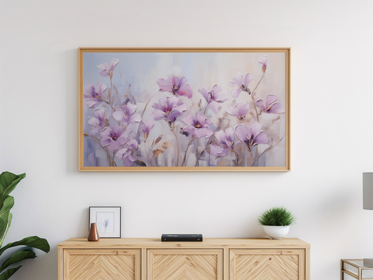 Lavender Florals Frame TV Art Bundle