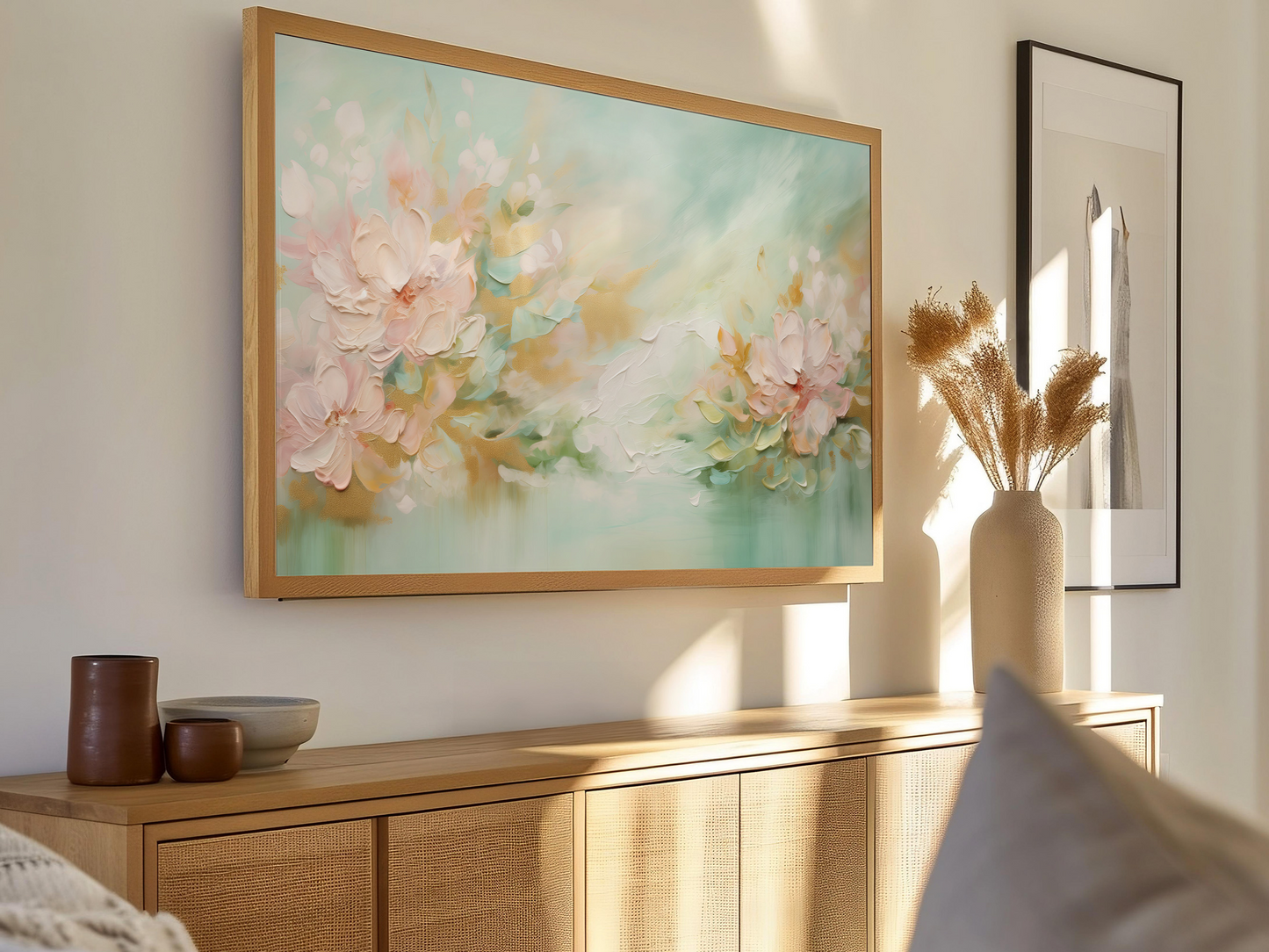 Shamrock Blossoms Frame TV Art