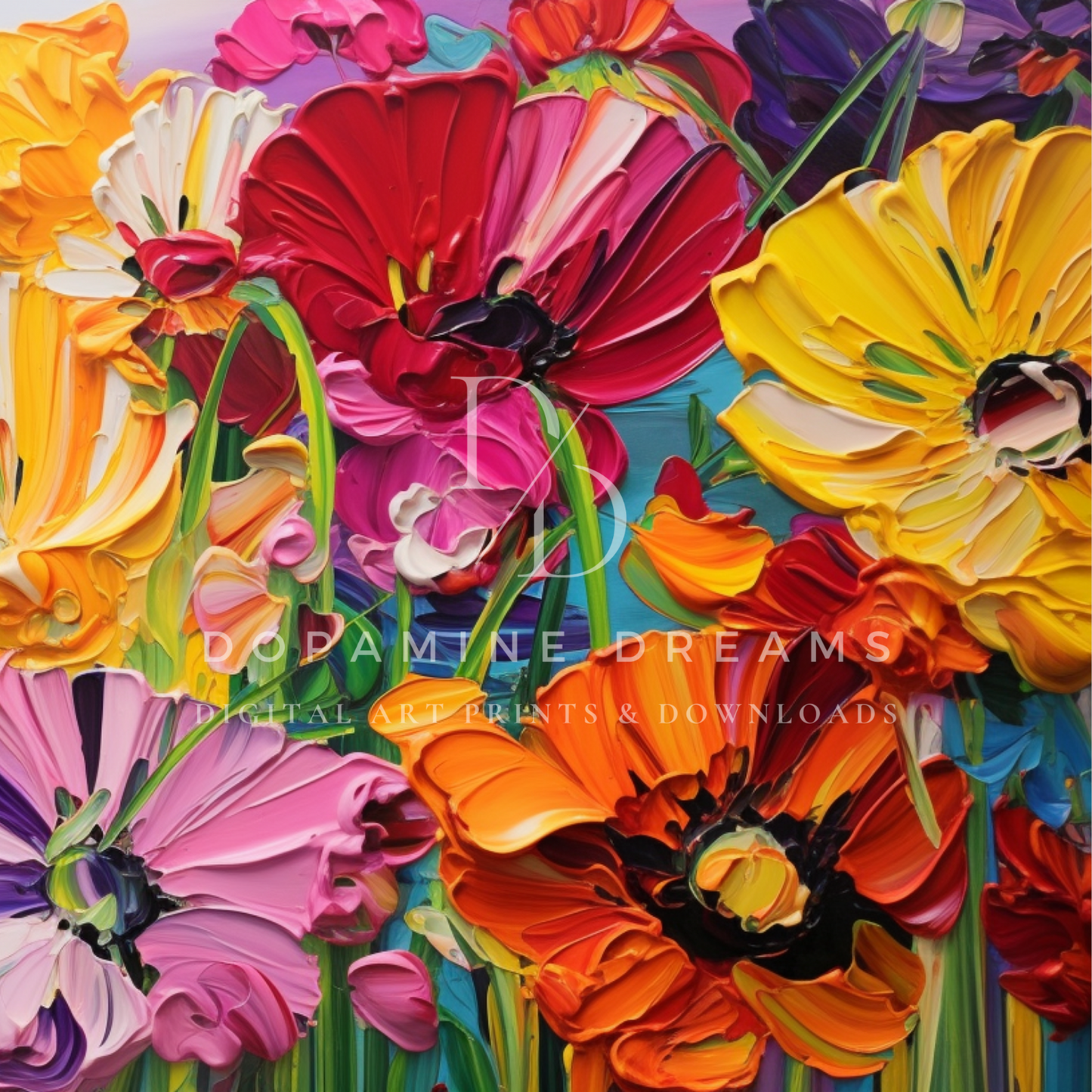 Vivid Blooms Frame TV Art Bundle