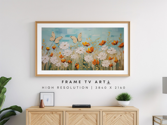 Boho Spring Frame TV Art