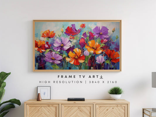 Vivid Blooms Frame TV Art