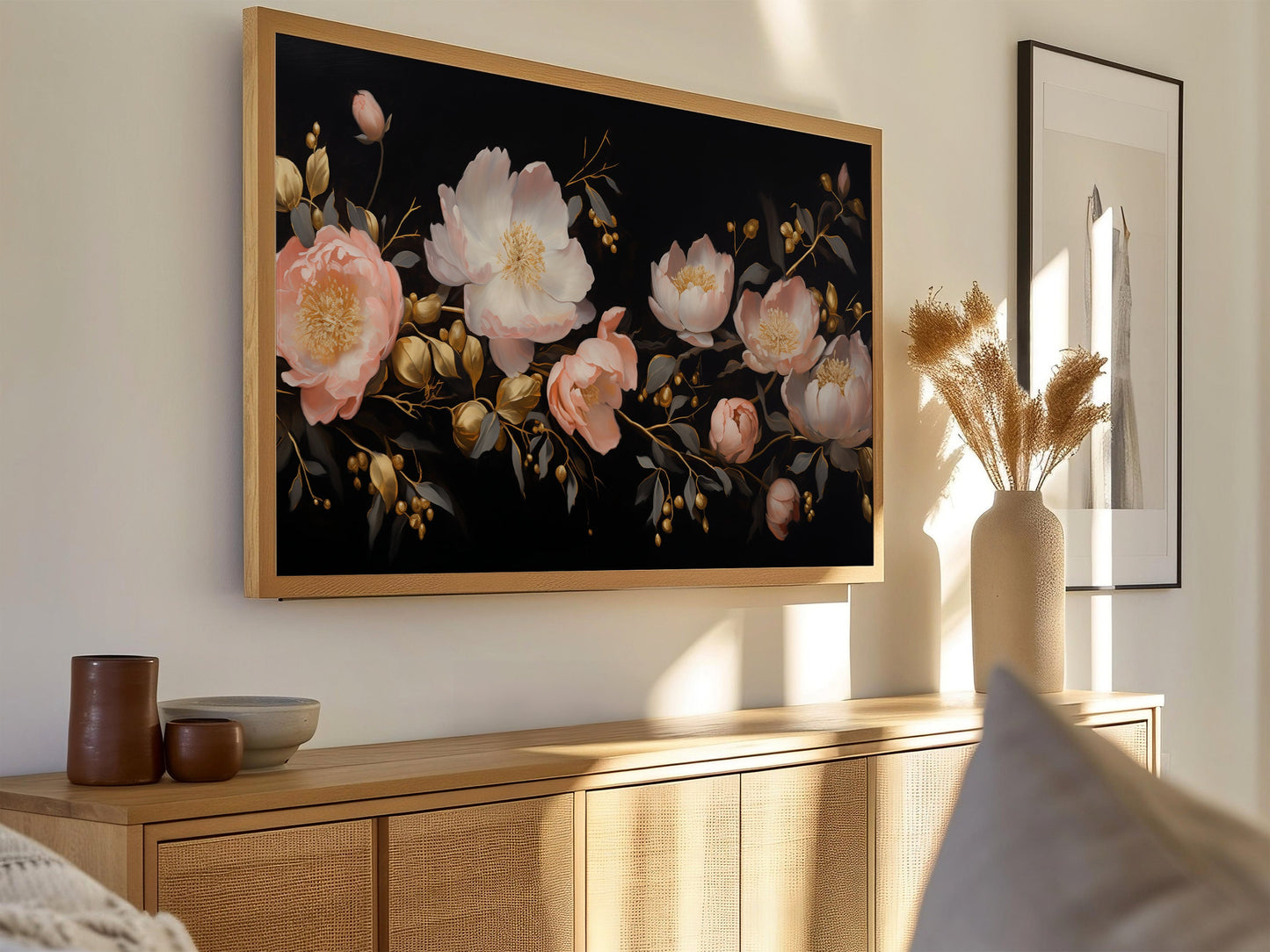 Moody Florals Frame TV Art