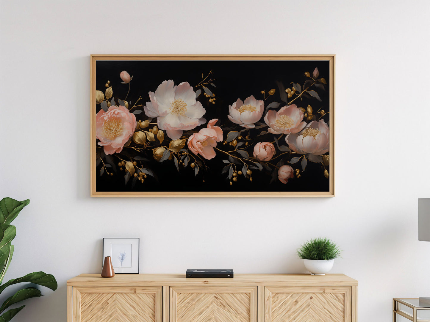 Moody Florals Frame TV Art