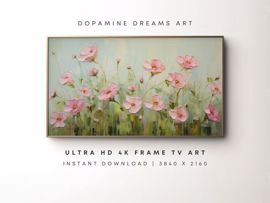 Shamrock Blossoms Frame TV Art