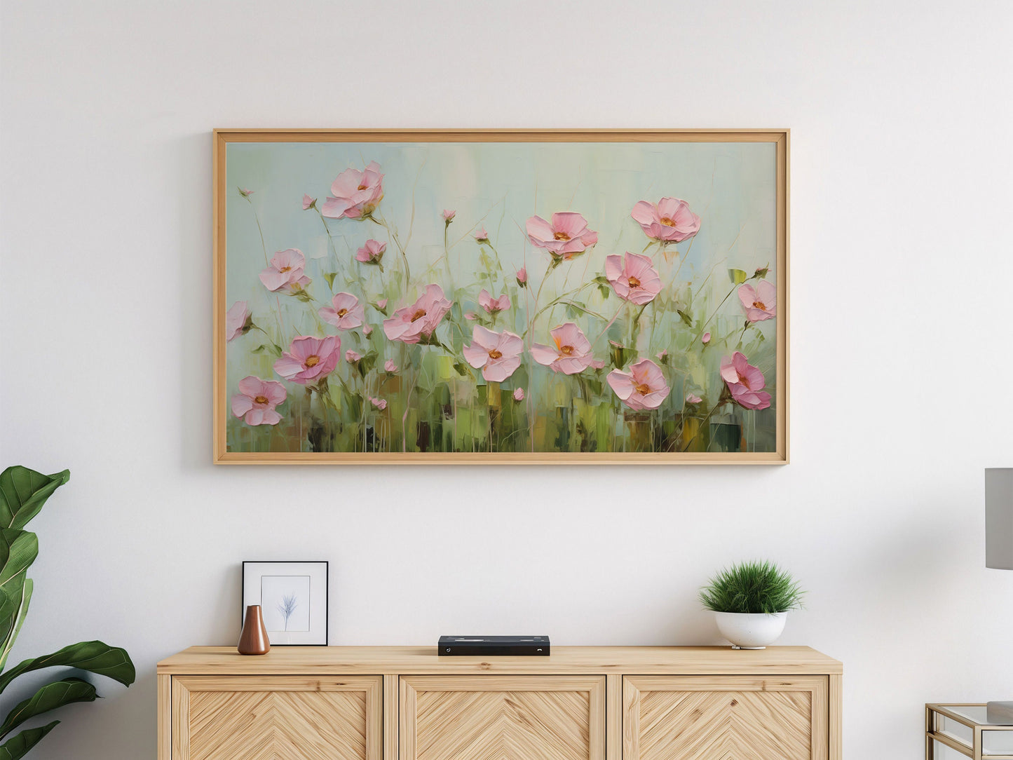 Shamrock Blossoms Frame TV Art