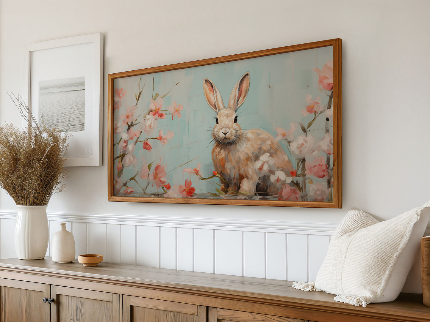 Easter Bunny Spring Frame TV Art