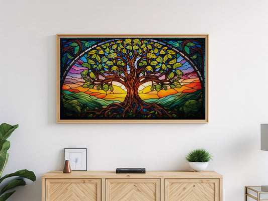 St. Patrick's Day Stained Glass Frame TV Art Bundle
