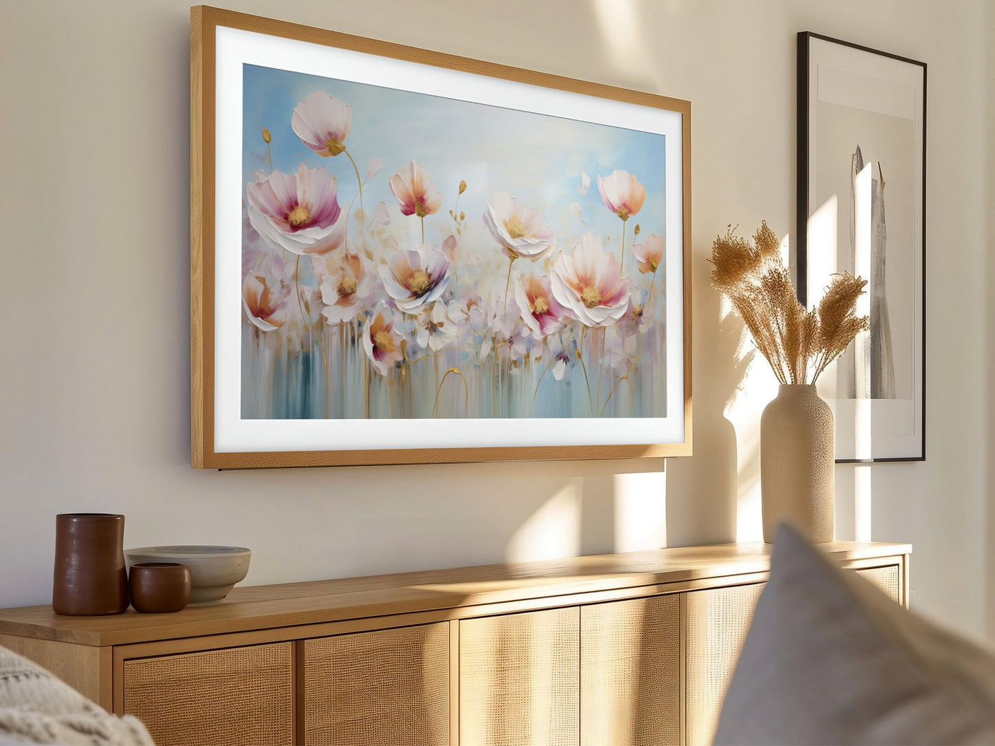 Essence of Spring Poppies Frame TV Art