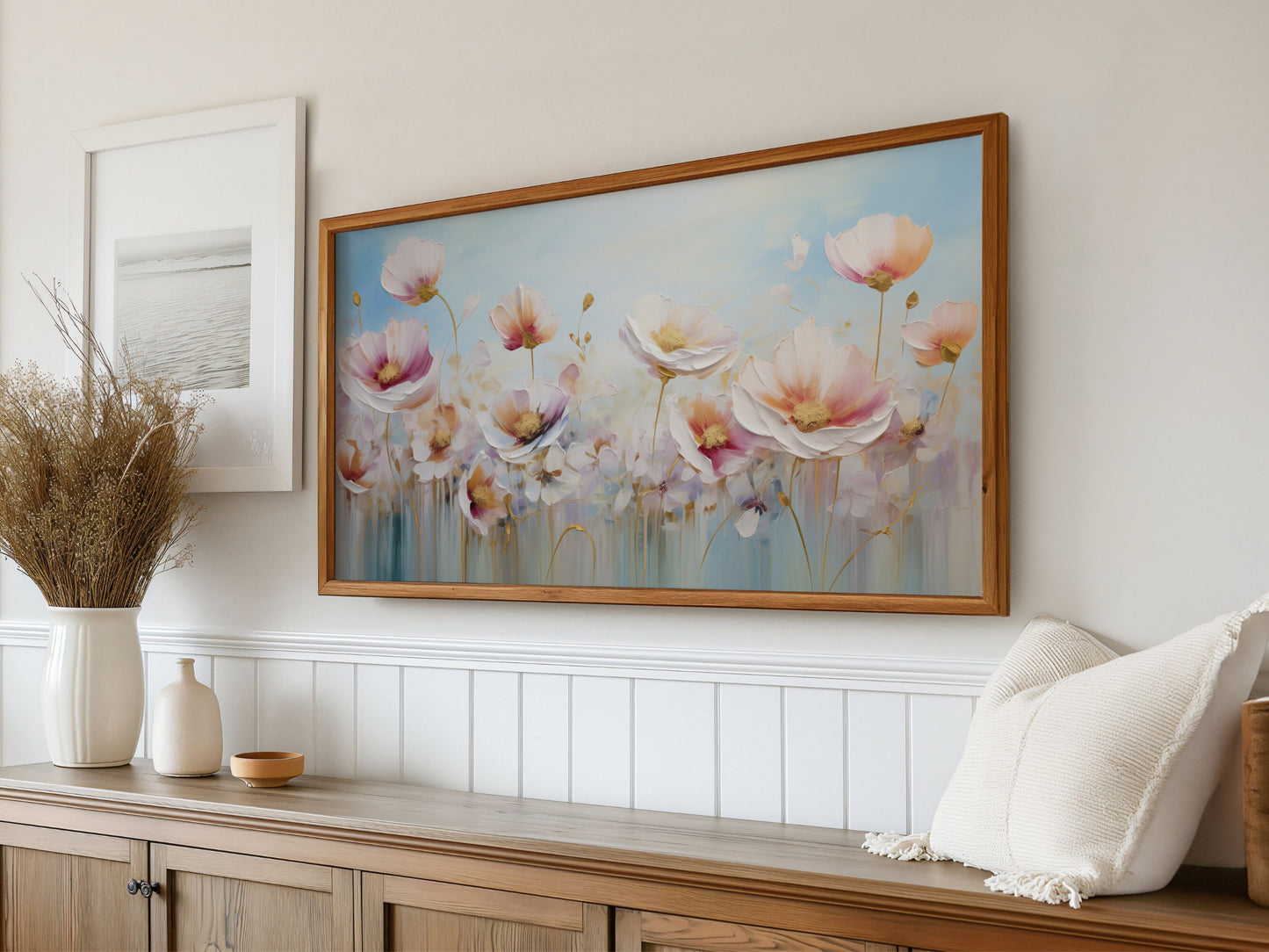 Essence of Spring Poppies Frame TV Art