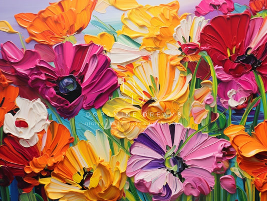 Vivid Blooms Frame TV Art