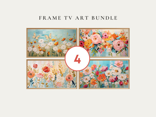 Boho Spring Frame TV Art Bundle