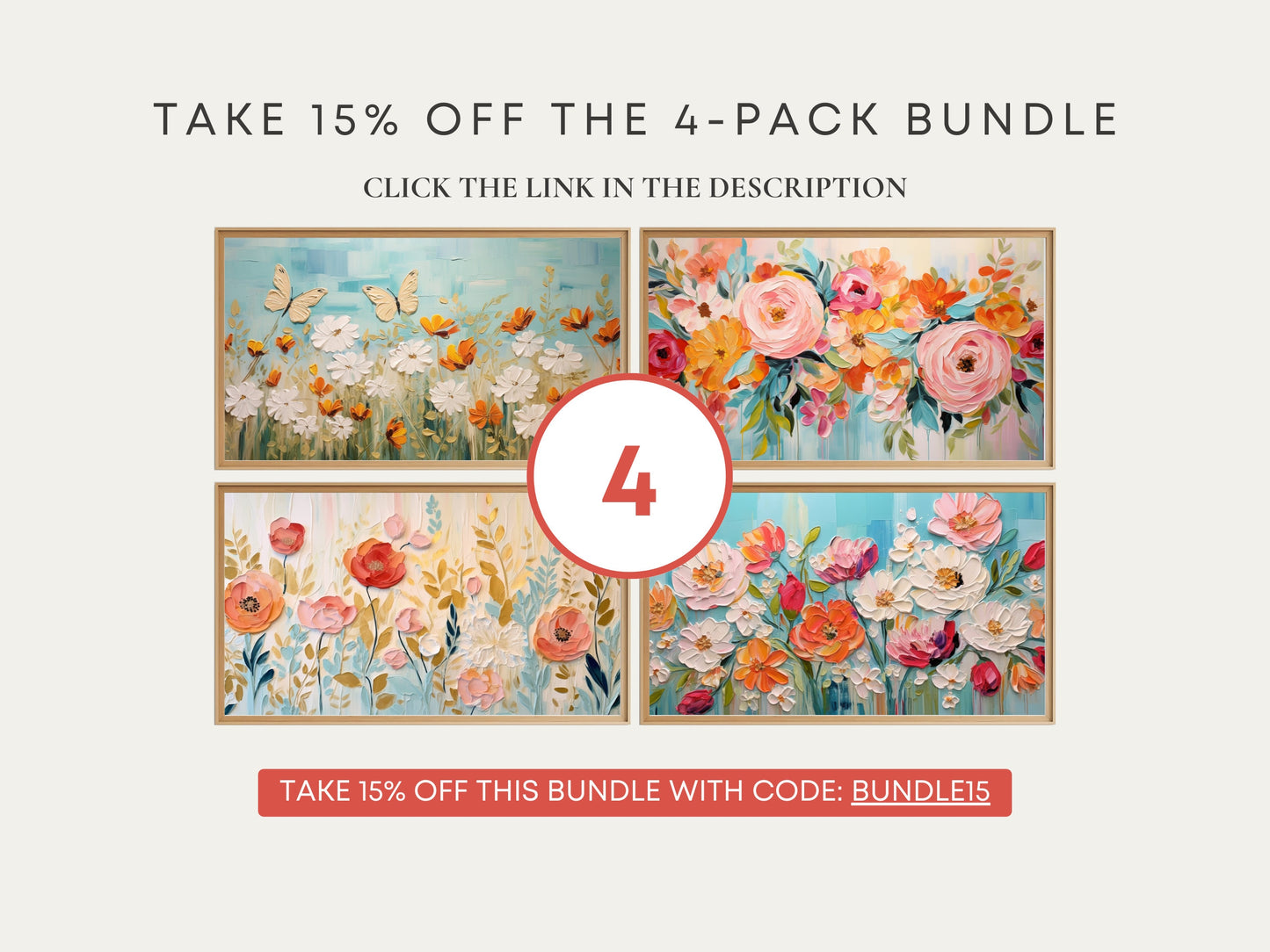 Boho Spring Frame TV Art