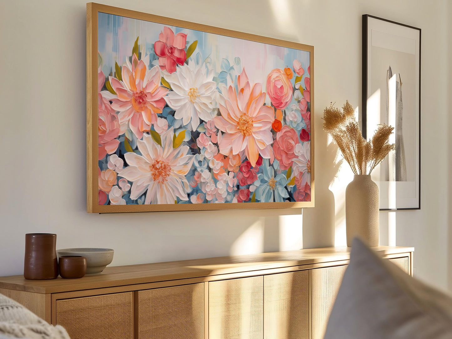 Vibrant Spring Frame TV Art