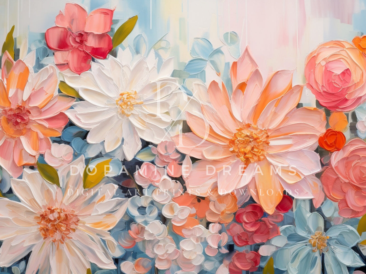 Vibrant Spring Frame TV Art