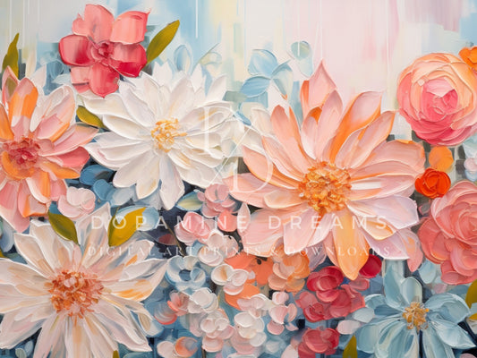 Vibrant Spring Frame TV Art