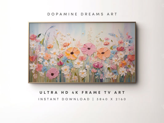 Vibrant Spring Frame TV Art 4