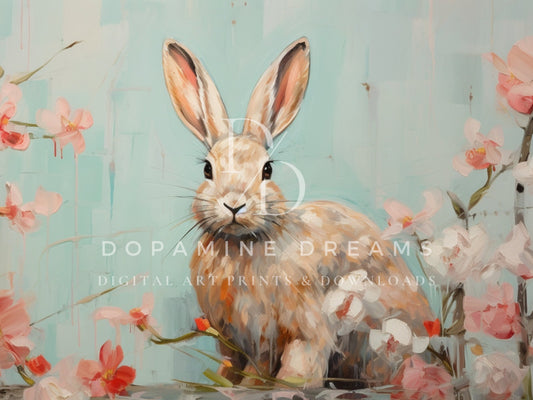 Easter Bunny Spring Frame TV Art