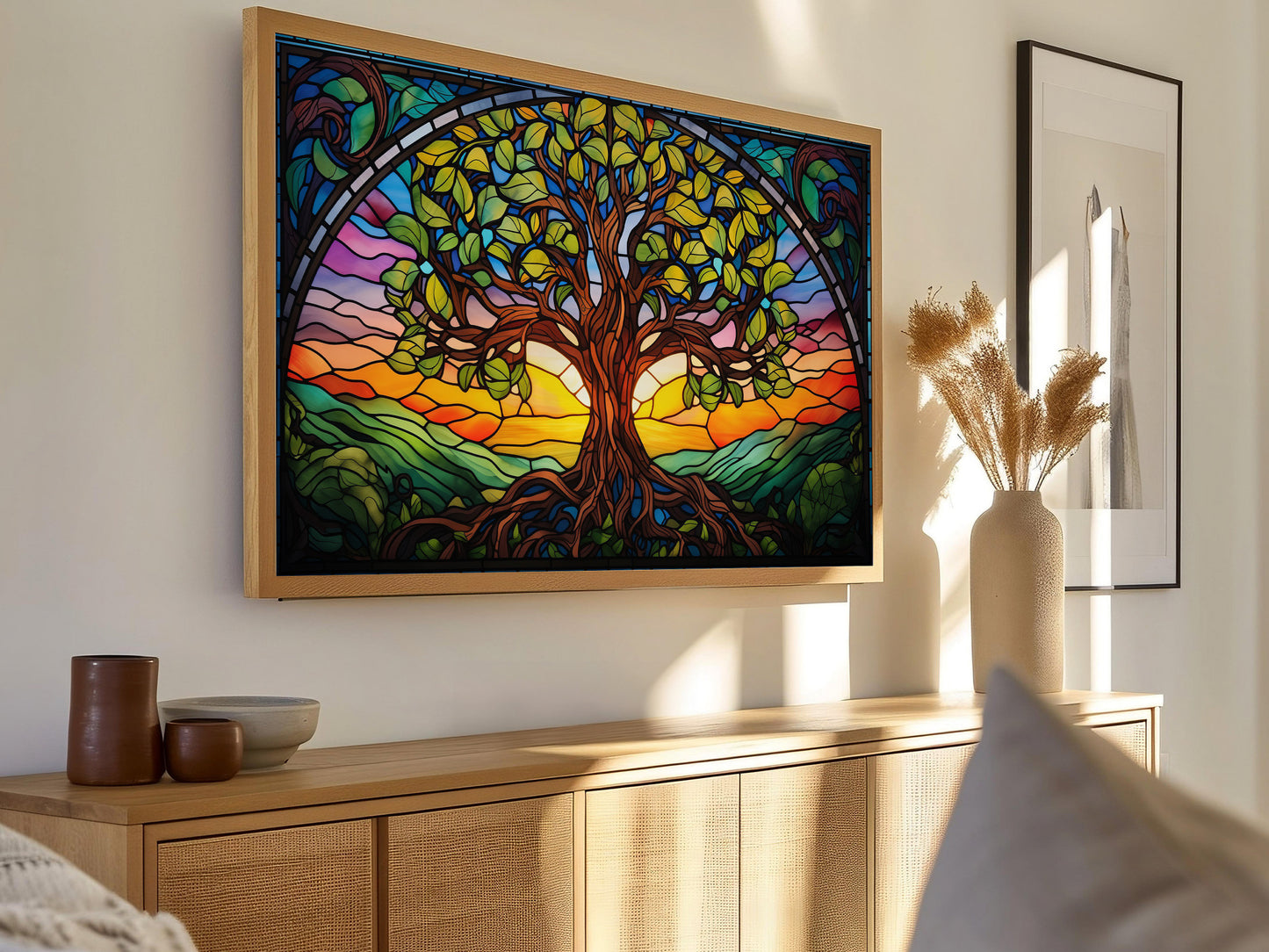 St. Patrick's Day Stained Glass Frame TV Art Bundle
