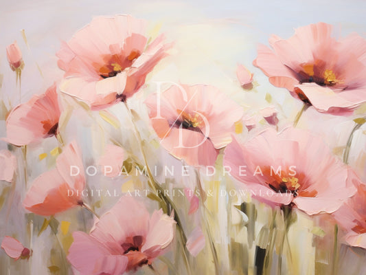 Vibrant Poppies Frame TV Art